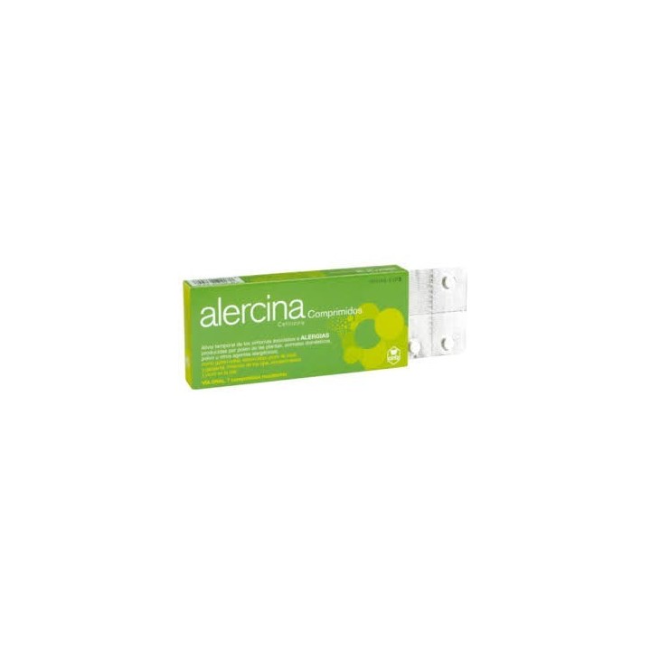 Alercina 10 mg 7 Comprimidos Recubiertos