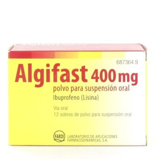 Algifast 400 mg polvo  para suspension oral 12 sobres