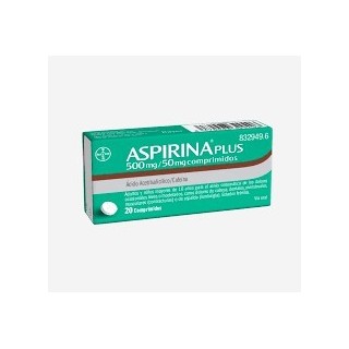 Aspirina Plus (500/50 Mg 20 comprimidos)