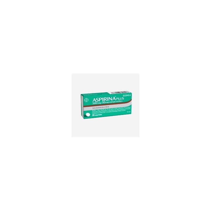 Aspirina Plus (500/50 Mg 20 comprimidos)