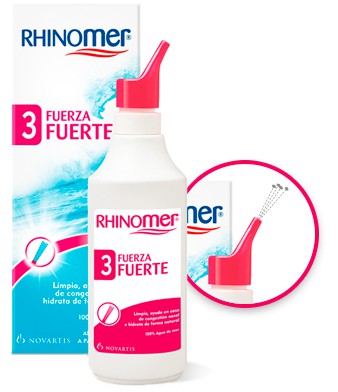 Rhinomer Spray Nasal 100% Agua de Mar, Fuerza Fuerte 3, Para