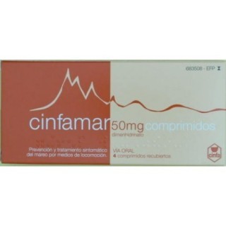 Cinfamar 50 mg Comprimidos Recubiertos