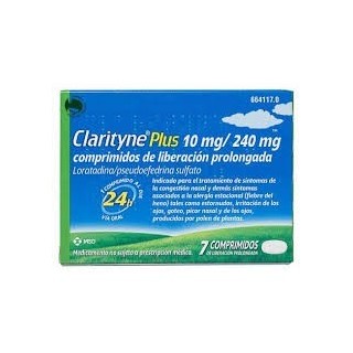 Clarityne plus 10mg/240mg Comprimidos del liberacion prolongada LIBERACION PROLONGADA