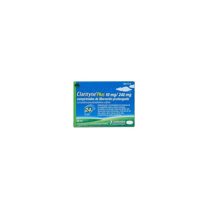 Clarityne plus 10mg/240mg Comprimidos del liberacion prolongada LIBERACION PROLONGADA