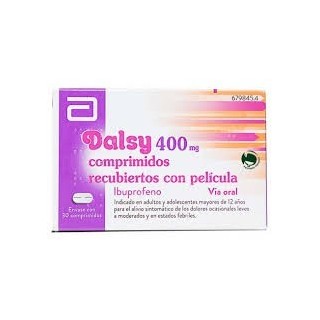 Dalsy 400 mg comprimidos  rcubiertos con pelicula