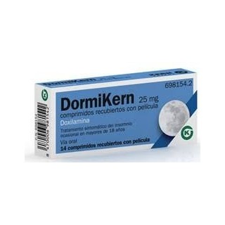 Dormikern 25 MG Comprimidos recubiertos con pelicula