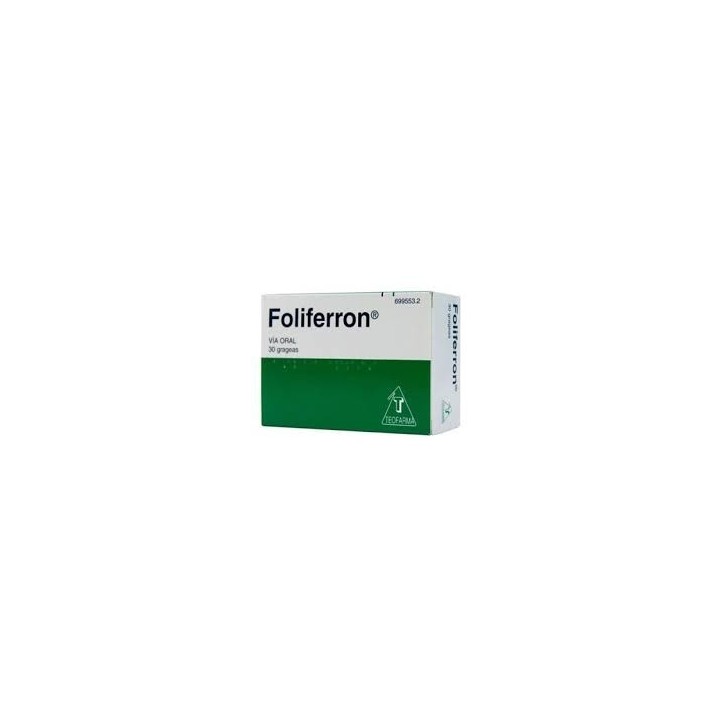  Foliferron 100 MG / 0,150 MG Comprimidos  Recubiertos