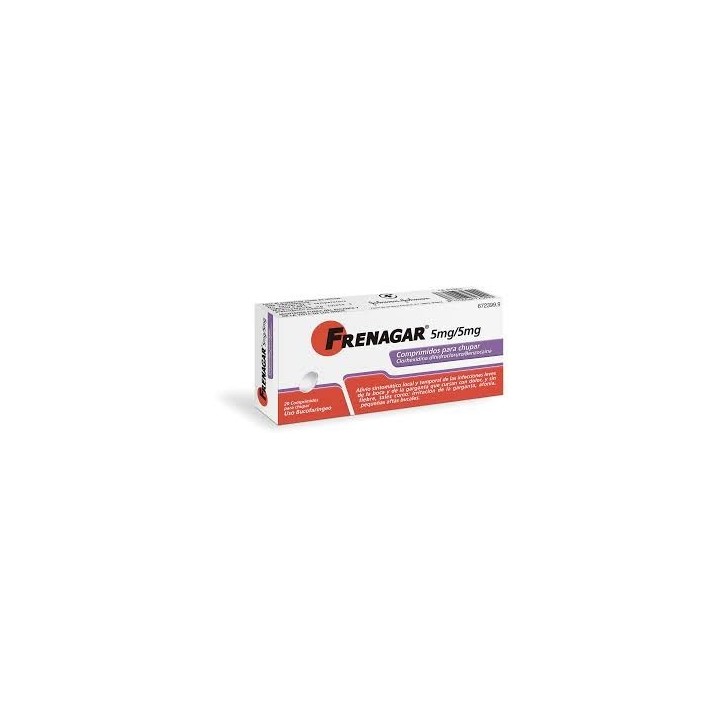 Frenagar 5 mg/5 mg Comprimidos para ChuparHUPAR