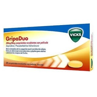 Gripaduo 200MG/30MG Comprimidos Recubiertos con pelicula