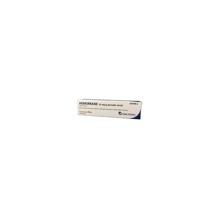 Hemorrane 10 mg/g Pomada Rectal