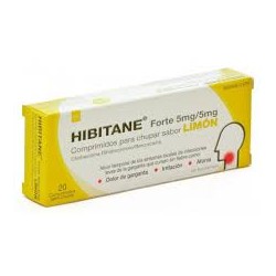 Hibitane 5MG/5MG Comprimidos para  chupar sabor anisR ANIS