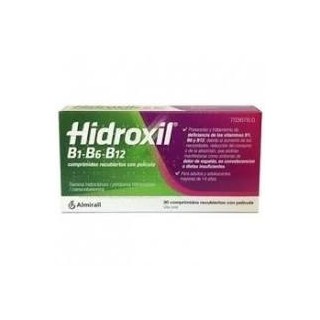 Hidroxil B1-B6-B12 30  Comprimidos Recubiertos Con Pelicula