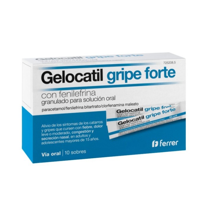 GELOCATIL GRIPE FORTE C/FENILEFRINA 10SB CN661943.8