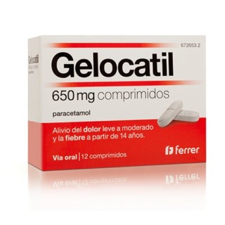 GELOCATIL 650mg 12 COMPRIMIDOS CN672653.2