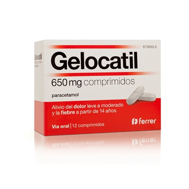 GELOCATIL 650mg 12 COMPRIMIDOS CN672653.2