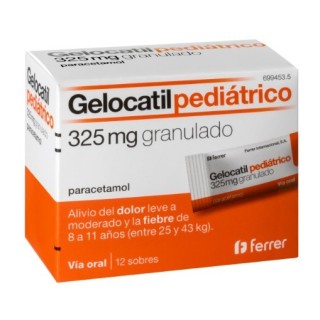 Gelocatil Pediatrico 250 mg granulado