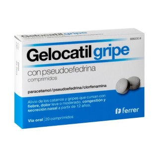 Gelocatil Gripe con Pseudofedrina Comprimidos