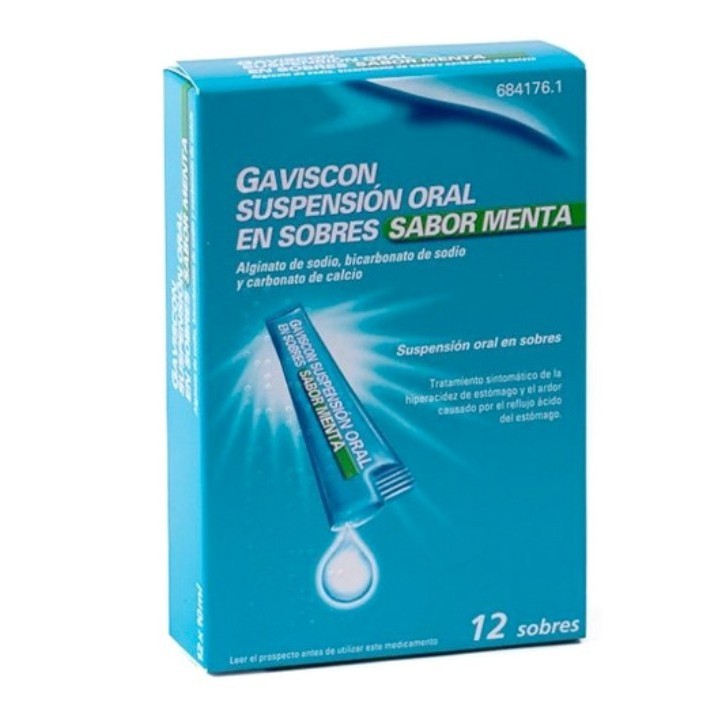 Gaviscon Suspension  Oral en sobres sabor Menta