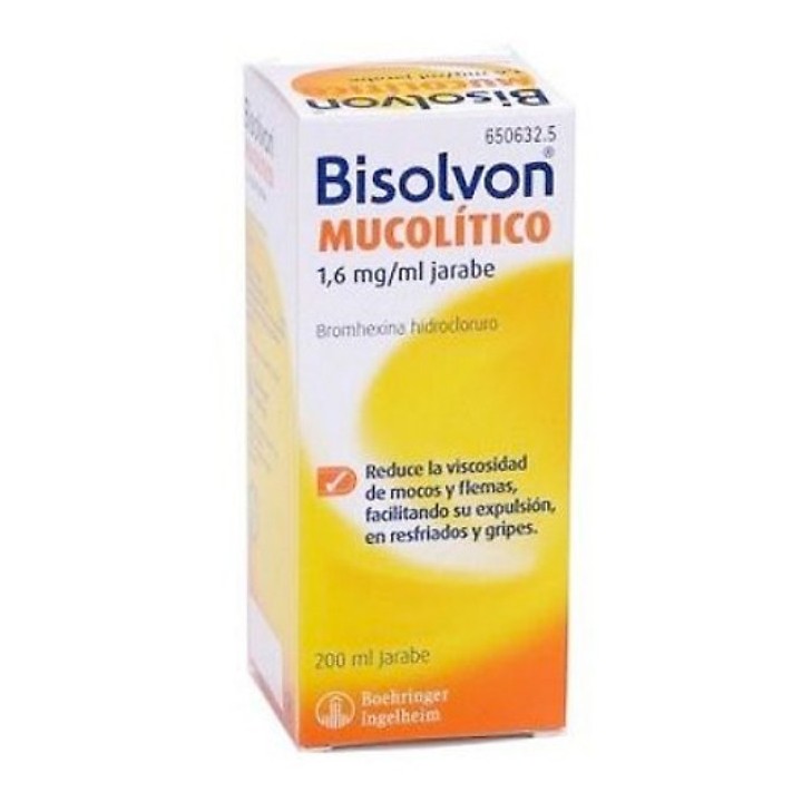 BISOLVON MUCOLITICO 1.6 MG/ML JARABE Bromhexina hidrocloruro CN 650632.5