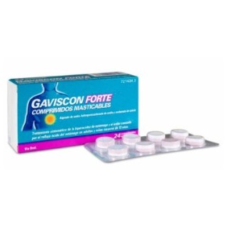 Gaviscon Forte 24 Comprimidos Masticables