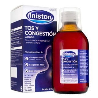 Iniston antitusivo y descongestivo (jarabe 200 ml)