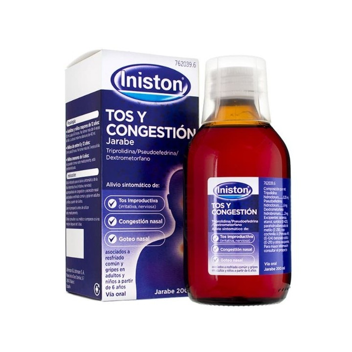 Iniston antitusivo y descongestivo (jarabe 200 ml)