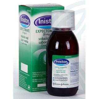 Iniston expectorante (20 Mg/ML solucion oral 150 ml menta)