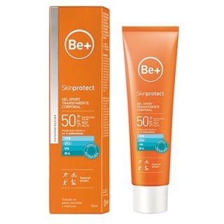 Be+ Skinprotect Gel Sport Transparente Corporal SPF50+ 75mL