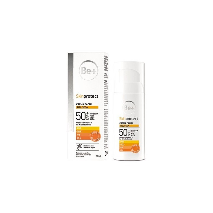 Be+ Skinprotect Crema Piel Seca SPF50+ 50mL