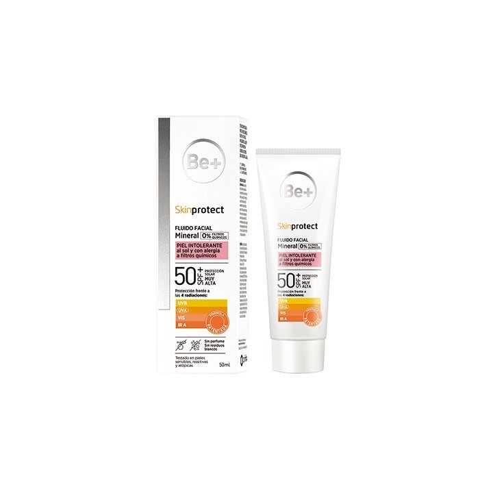 Be+ Skinprotect Crema Piel Intolerante SPF50+ 50mL