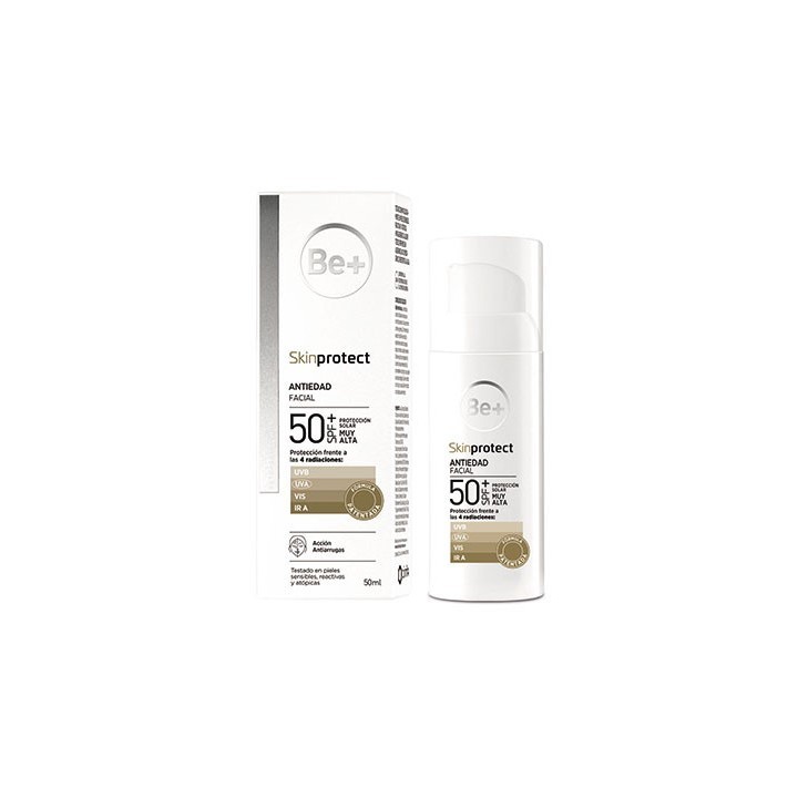 Be+ Skinprotect Fluido Antiedad SPF50+ 50mL