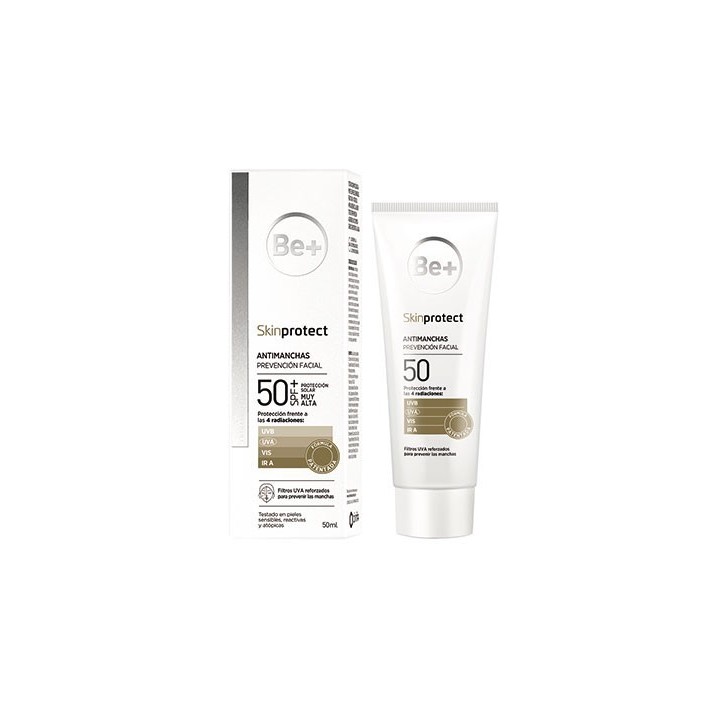 Be+ Skinprotect Fluido Antimanchas Prevención SPF50+ 50mL